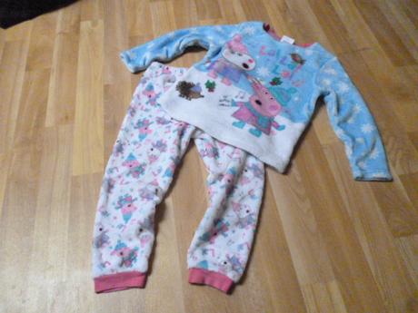 Flís komplet peppa pig vel. 4-5, george,110