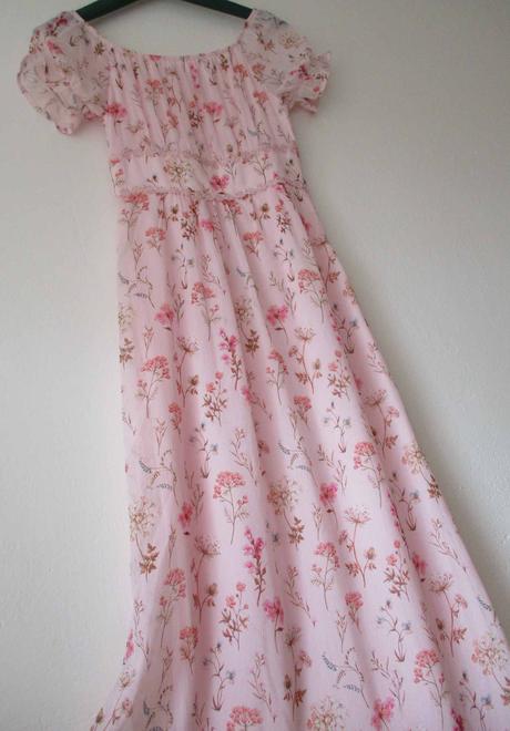 Dlouhé květované šaty růžové carmen orsay s 36, orsay,s