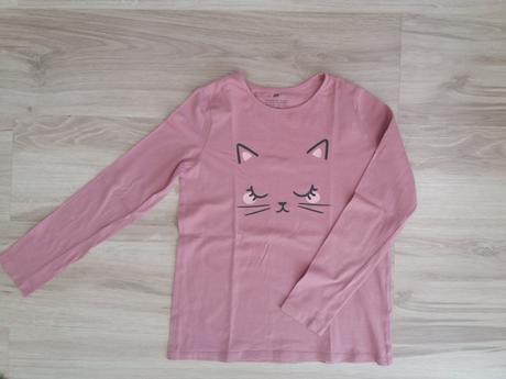 Triko - kočka, vel. 134/140, h&m,134