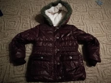 Krásná naprosto luxusní zimní bundička pro princez, f&f,104
