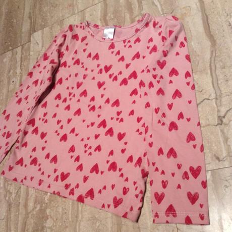 Srdíčkové bavlněné tričko zn. c&a, c&a,116