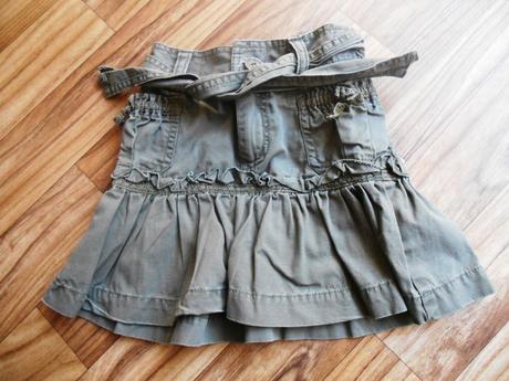 Khaki sukýnka, h&m,104