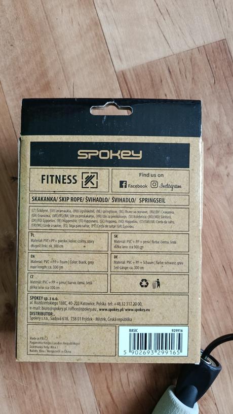 Švihadlo spokey, 300 cm, 