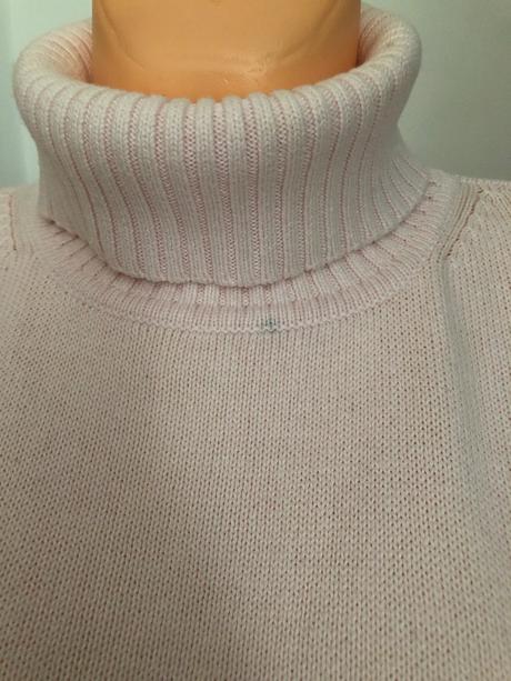 Vel. 40 růžový bavlněný svetr, 40