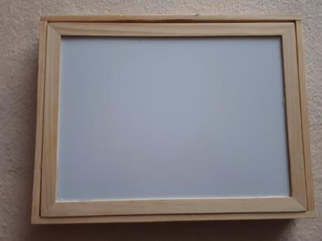 Dřevěná magnetická tabule - skládačka,