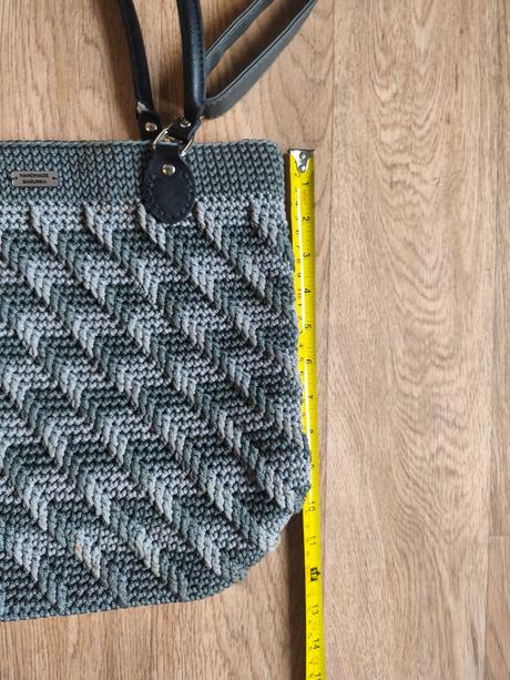 Háčkovaná kabelka handmade, 