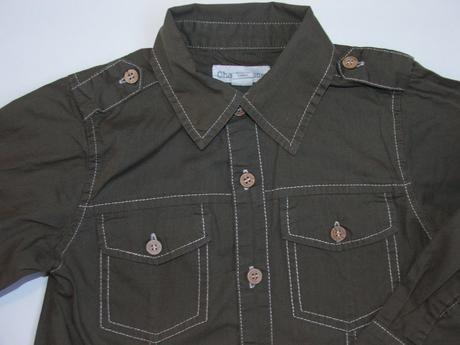 P393 košile s roll up rukávy vel. 3roky, 98