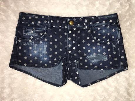 Modré riflové/džínové kraťasy zara, zara,xs