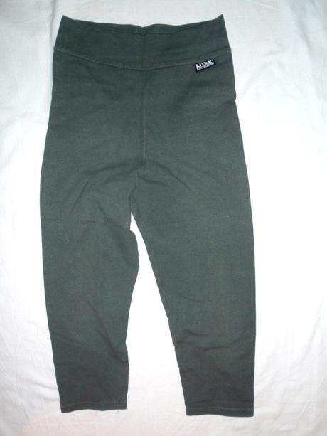 Super kvalitní 3/4 legíny litex - khaki, litex,140
