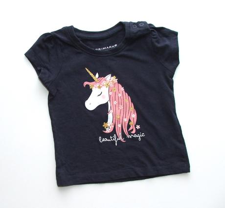 H1123 tričko s jednorožcem vel. 68, primark,68