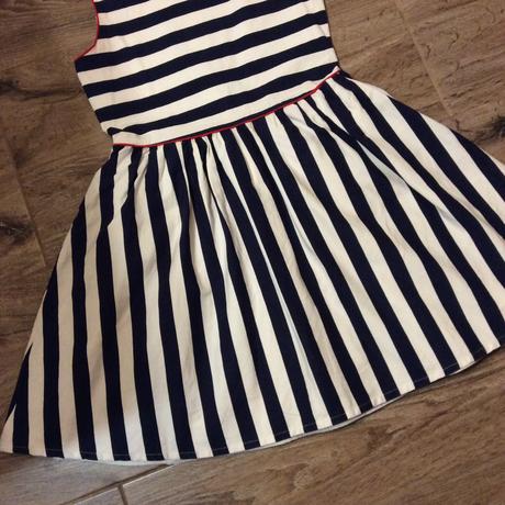 Šaty s proužkem, matalan,158