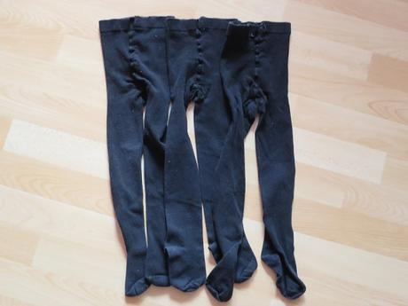 Punčocháče černé 3 pack next 128, next,128