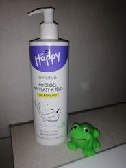 Mycí gel na vlasy a tělo 2 in 1 Bella Baby Happy Sensitive