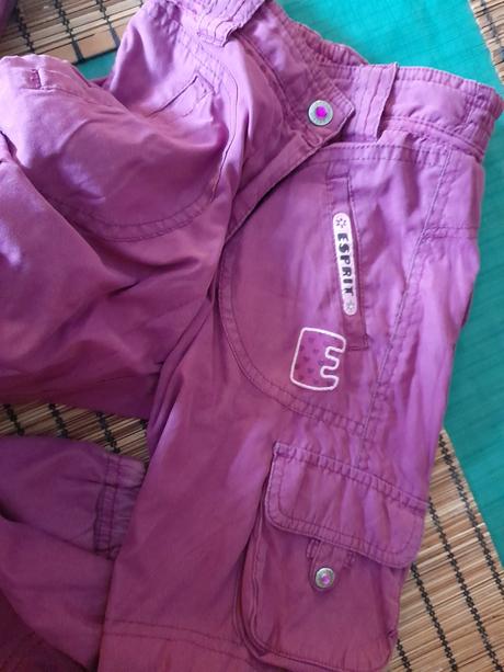 Esprit vínové holčičí kapsáče kalhoty, esprit,122