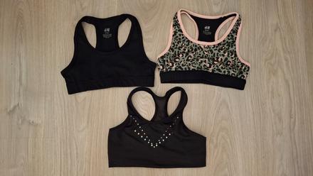 Sportovní podprsenky h&m, h&m,140