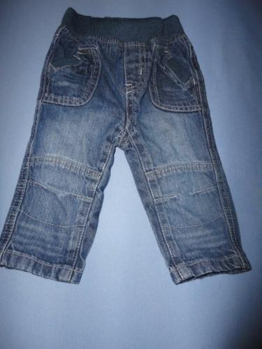 Pohodlné riflíky do rantlu f+f, vel. 6-9 měsíců, f&f,74