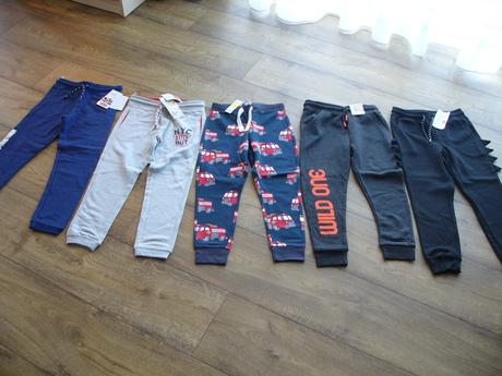 5xtepláky vel.122, všechny nové s cedulkama, 122