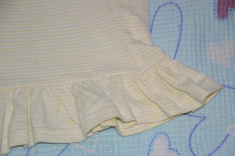 128 134 140 146 letní tílko s kanýrky, tunička, 140