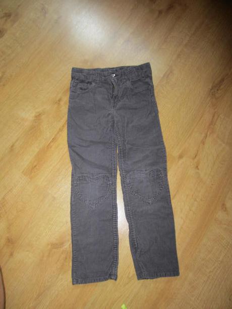 Srdíčkové manžestráky, h&m,122