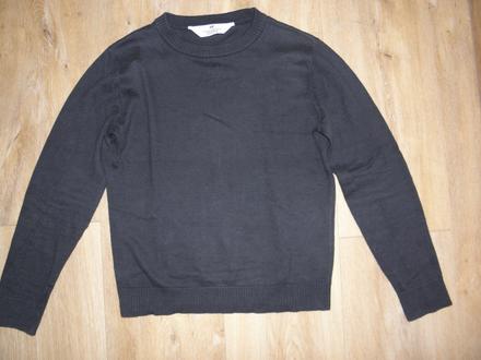 Tmavě modrý chlapecký svetr zn. h&m vel.134/140, h&m,134