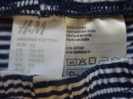 Legíny proužky, vel. 92, h&m,92