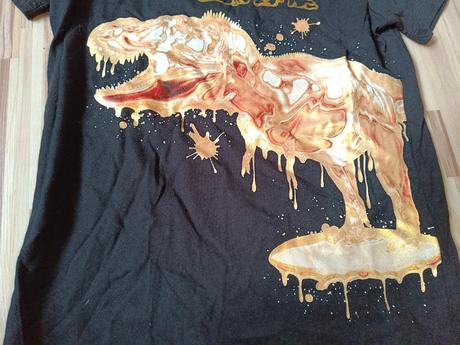 Černé tričko s dinosaurem 128 bluezoo, bluezoo,128