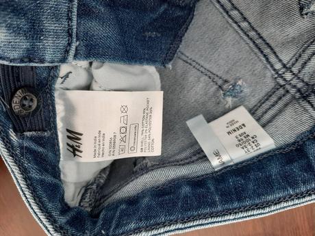 Riflové kraťasy h&m 98 top stav, h&m,98