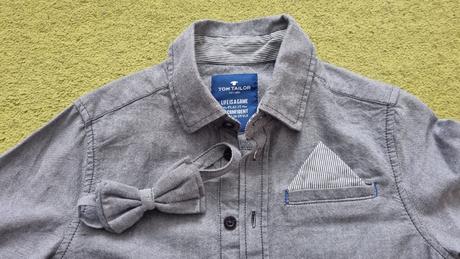 Chlapecká košile tom tailor s motýlem vel 116/122, tom tailor,116