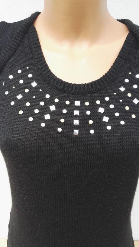 Svetrové šaty tunika okay - vel.34, okay,34