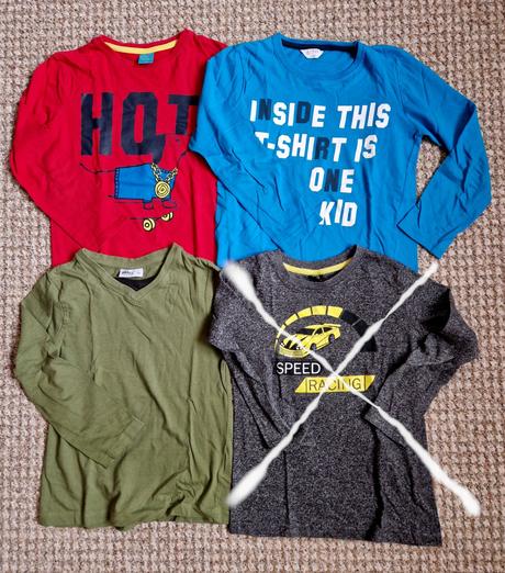 3x tričko/triko s dlouhým rukávem vel.122 - za vše, 122