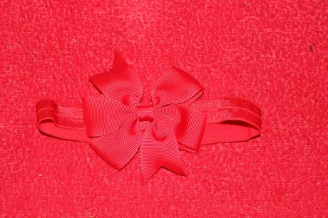 Dívčí čelenka s mašličkou, 