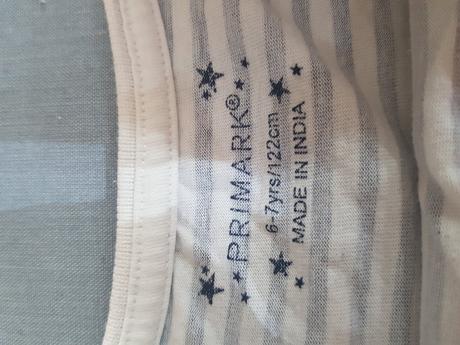2x dívčí tričko značky primark, vel.122cm., primark,122