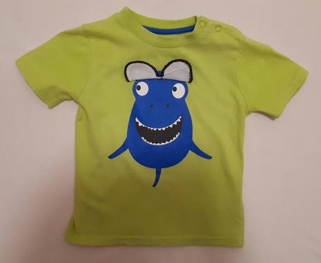 Dětské tričko s krátkým rukávem se žralokem, 80/86, 80