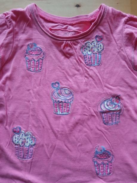 Pláťáčky a triko s dlouhým rukávem, h&m,110