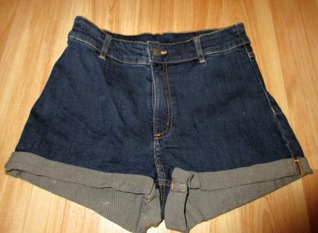 Riflové kraťase, h&m,34