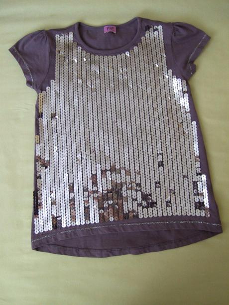 Tričko s flitry, f&f,122
