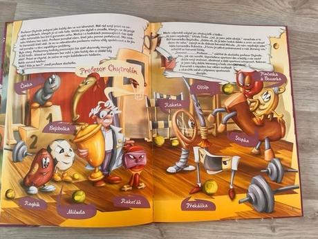 Kniha proferor chytrolín _sportovní den, 3d, 