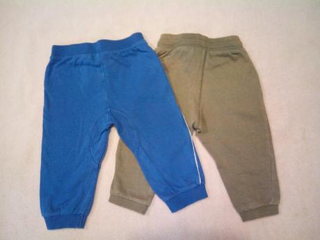 2x bavlněné tepláky na doma, h&m,80