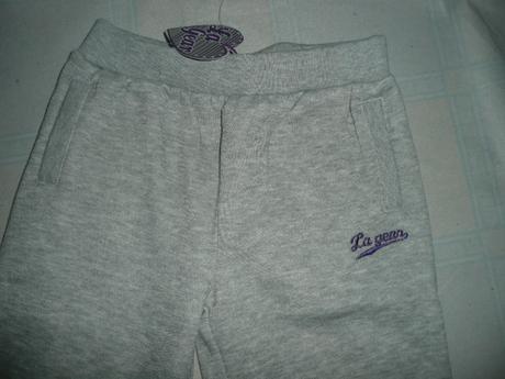 Tepláky vel 116 - 5-6 let šedé flees, l.a. gear,116 / 122