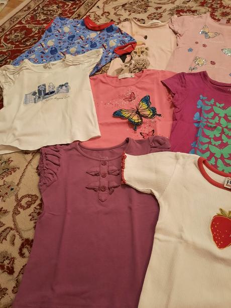 12x dívčí tričko, h&m,98