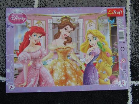 3 x puzzle-1x s krtečkem zn.dino,1xmickey+princes,