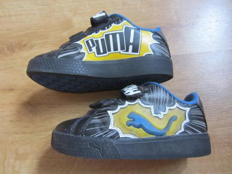 Kožené, blikací tenisky puma, puma,23