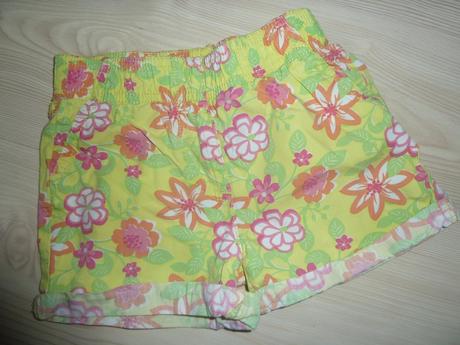 Květované plátěné kraťasy, lupilu,98