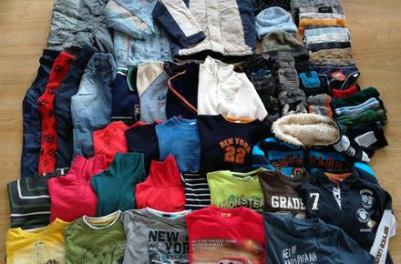 Balík mix věcí na kluka vel.110-128 podzim/zima, 104–116