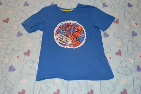 116 122 bavlněné triko s měnícím obrázkem, marvel,116