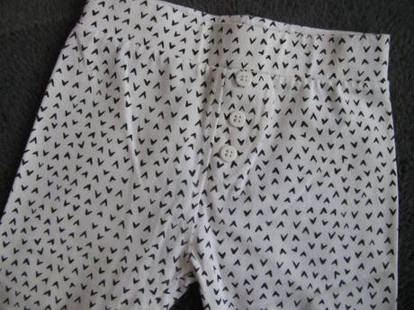 Bílé nové bavlněné legíny, tepláčky, george,80