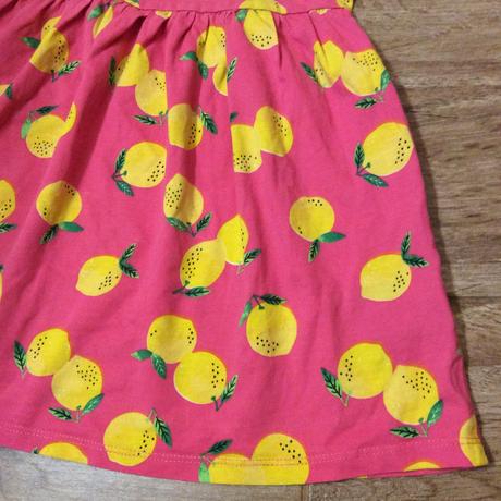 Bavlněné šaty s citróny, h&m,98