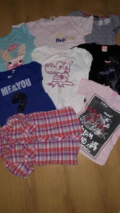 5x dívčí tričko, vel 4-5 let, 110