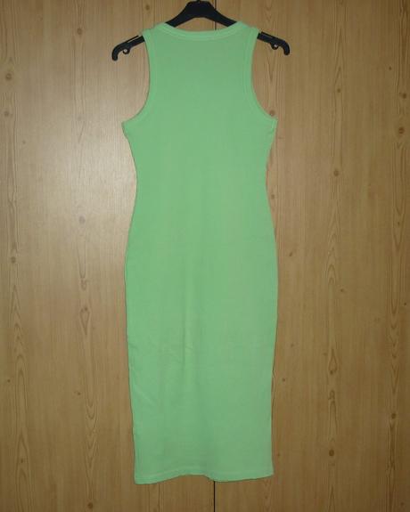 Neonově zelené šaty bershka, bershka,s