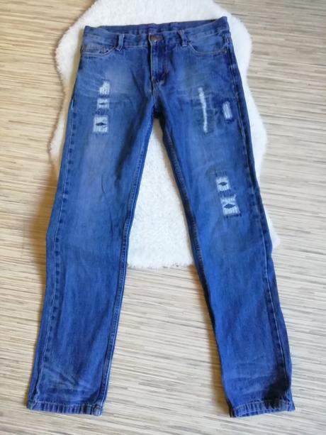 Trhané džíny y.f.k, velikost 170, 170